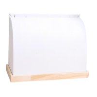 Ioensy - Organizador De Collares, Moderno Soporte Para Joyas, Para Mostrador, Tocador, Joyería, Color Blanco