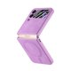 thumbnail image 2 of Magnetic Slim Case for Samsung Galaxy Z Flip 4 with Camera Guard & Anti-Scratch Back Purple, 2 of 6