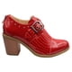 thumbnail image 5 of Botin correa hebilla Rojo, 5 of 5