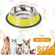 thumbnail image 2 of Cuenco para Perros de Acero Inoxidable Uxcell, Cuenco para Comida y Agua con Base de Silicona Antideslizante, 2 of 7