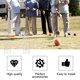 thumbnail image 3 of 10 piezas de croquet de metal FMOACEN, 23 x 20 cm, galvanizadas, 3 of 7