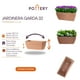 thumbnail image 3 of Jardinera Rectangular GARDA 32cm Terrarcilla, 3 of 4