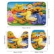 thumbnail image 3 of Winnie Pooh-theme 4-Piece Shower Curtain Set with Rugs, Waterproof Bathroom Decor Set Includes Bath Mat, U-Shaped Rug, Toilet Lid Cover and Curtain with Hooks, 3 of 6