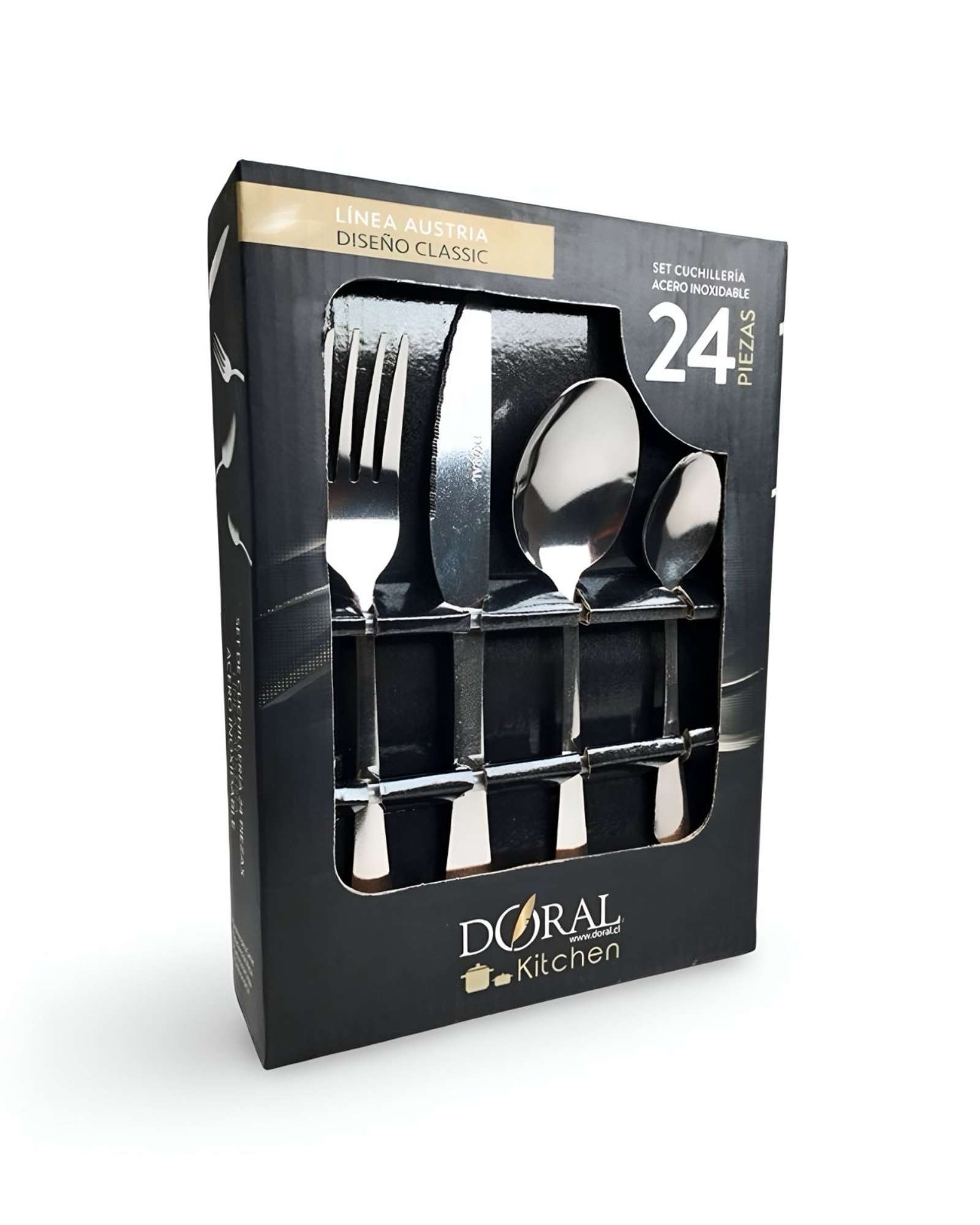 Set De Cuchilleria 24 Piezas 1.5Mm Austria Classic - Doral