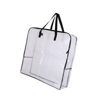 Magideal - Bolsa De Mudanza Grande Transparente Con Cremallera, Contenedor De Guirnaldas, Organizador De Suministros De Embalaje De Pvc Para Edredón, Dormitorio,