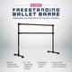 thumbnail image 2 of Barra de ballet Vita Vibe negra de 152 cm y altura ajustable, 2 of 6