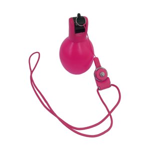 Magideal - Silbatos De Mano Silbato Portátil Para Adultos Y Niños Con Correa Silbato Manual De Entrenamiento Silbato Deportivo Para Árbitros De Supervivencia Ent Rosa
