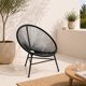 thumbnail image 2 of Silla de terraza Veracruz Negra, 2 of 6