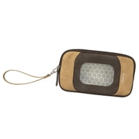 Ioensy - Dispensador Portátil De Bolsas De Toallitas Húmedas, Contenedor Ligero, Soporte Reutilizable, Color Marrón