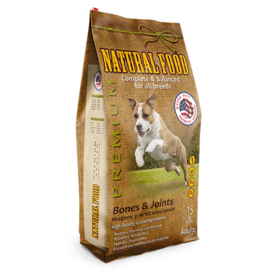 Natural Food - Alimento Para Perro Adulto Huesos Y Articulaciones 15 Kg