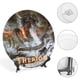 thumbnail image 4 of Leviatán Plato decorativo de porcelana fina (bone china), plato decorativo de cerámica para hogar, oficina, soporte de pared, platos decorativos para dormitorio - 6 pulgadas (15 cm), 4 of 6