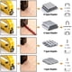 thumbnail image 4 of Grapadora YEAHOME para tapicería 4 en 1, resistente, con 6000 grapas, 4 of 8
