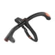 thumbnail image 4 of Snorkel De Buceo Snorkel Húmedo Estable Para Entrenamiento De Apnea Pesca Submarina Naranja, 4 of 5