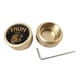 thumbnail image 2 of Soporte Para Tiza Para Taco De Billar, Mini Herramienta Práctica De Metal, Estuche Para Tiza De Billar, Dorado, 2 of 5