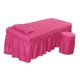 thumbnail image 2 of Sábana De Masaje De Belleza Suave Con Funda De Almohada Y Funda Para Taburete Rosa Fuerte, 2 of 5