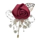 thumbnail image 4 of Novio Novia Corsage Artificial Para Boda Dama De Honor Padrinos De Boda Rojo, 4 of 5
