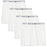 Pack De 4 Calzoncillos Tipo Bóxer Beverly Hills Polo Club Para Hombre, Color Blanco
