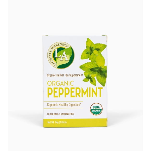 Té Orgánico de Menta Lifestyle Awareness 20 Bolsitas