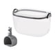 thumbnail image 1 of Contenedor De Almacenamiento De Arroz Con Tapa, Contenedor De Cereales Para Encimera, Cocina Del Hogar, 5 Kg, Color Negro, 1 of 5