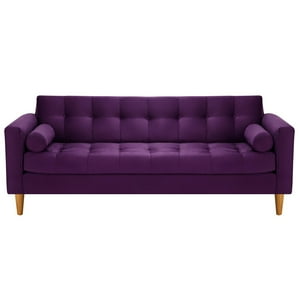 Bodevir - Sofa Retro 3Cg Felpa 04 Morado