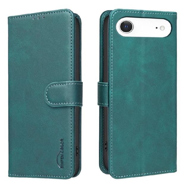 Funda Billetera para iPhone 17 Air Protección RFID y Soporte Ajustable Verde
