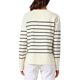 thumbnail image 3 of INSPIRE CHIC Suéter de Punto de Cuello Redondo a Rayas de Manga Larga para Mujer Talla XL Blanco, 3 of 6