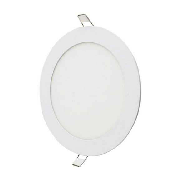Embutido Led Redondo Marco Blanco 3w Luz Calida