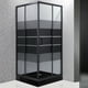 thumbnail image 2 of Shower Door Style Recto Negro 90x90x198 Cm (incluye Receptáculo), 2 of 7