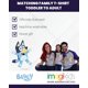 thumbnail image 3 of Camiseta Bluey Bingo Dad para hombre azul XL, 3 of 3