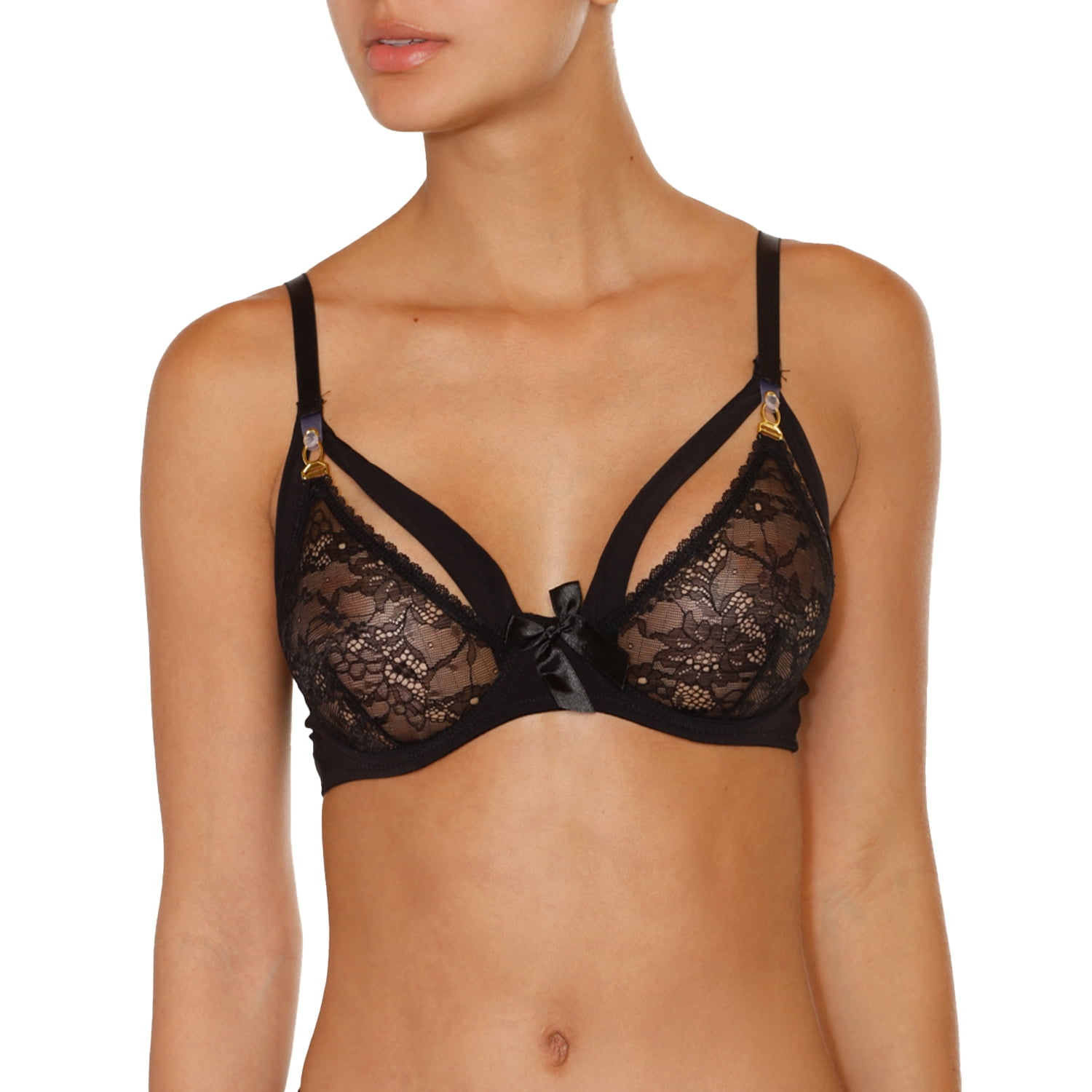 Baziani - Sostén Encaje Broche En Copa 3739