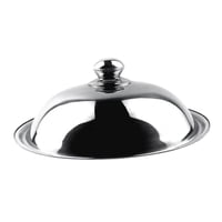 Magideal - Tapa Para Olla Redonda De Repuesto Con Diseño Ventilado Y Asa Cómoda Cubierta De Sartén De Metal Accesorio Universal En Acero Inoxidable Fácil De Limp 40 Centímetros