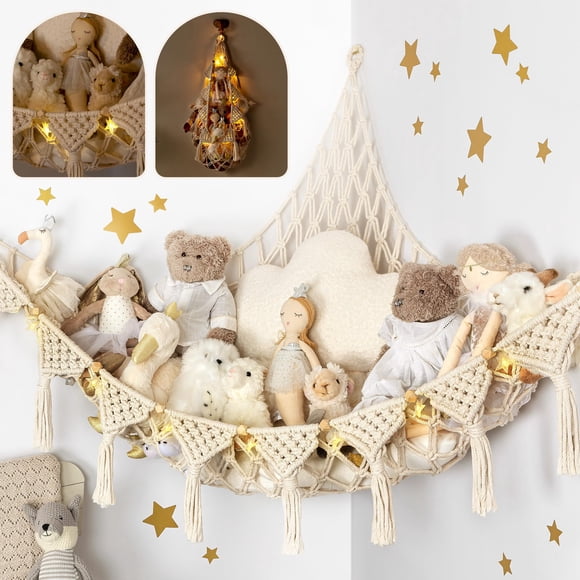 Hamaca TIDYTEDS Corner con forma de animal de peluche con luz LED