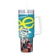 thumbnail image 2 of Glee Fox Vaso aislado de acero inoxidable con asa, diseño temático, regalo para familia, amigos y fans; incluye pajita y encaja en el portavasos estándar, 40 oz, 2 of 6