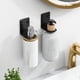 thumbnail image 2 of Dispensador de jabón BiJun, soporte de pared, 4 unidades, 2,7 cm, agujero negro, 2 of 6