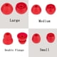 thumbnail image 2 of Almohadillas de silicona WKYMY Powerbeats Pro - Rojo, 4 pares, 2 of 7