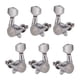 thumbnail image 1 of 6 Piezas De Clavijas De Afinación De Cuerdas De Guitarra, Clavijas De Cabezales De Máquina De Afinador 3R 3L Plata, 1 of 5