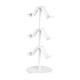 thumbnail image 1 of Soporte Para Controlador De Juego, Base Antideslizante, Soporte De Plástico Para Auriculares, 3 Niveles, Blanco, 1 of 3