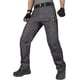 thumbnail image 1 of Pantalón cargo ligero para hombre FREE SOLDIER, pantalón de trabajo resistente al agua con bolsillos, pantalón táctico para senderismo y actividades al aire libre (gris 30Wx30L), 1 of 7