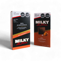 Chocolates La Ibérica - Pack X 6 Chocolate Milky S/Azucar Almendras 100G La Iberica