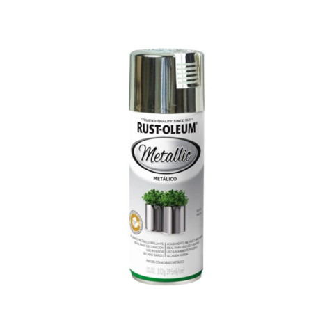Pintura Metálica Rust Oleum Cromado Plata Brillante 312G