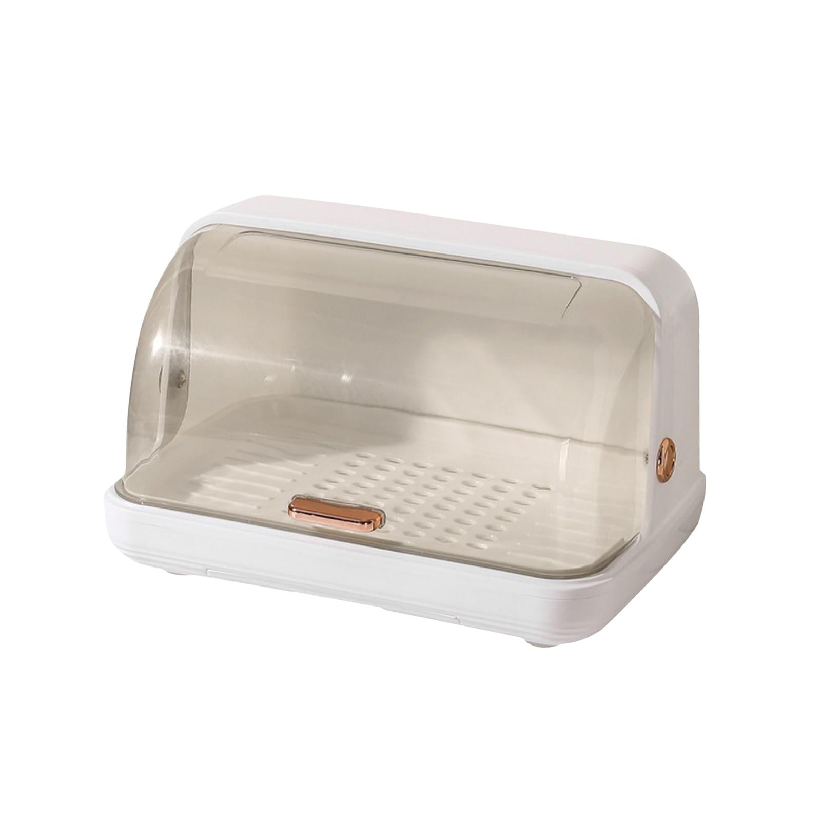 Bothyi - Estante De Secado Para Platos, Caja De Almacenamiento De Vajilla Para Encimera, Plato Para Taza De Té, Color Blanco