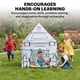 thumbnail image 5 of Juega a Tent Lafayette. Cohete blanco estadounidense con túnel para niños, 5 of 7