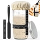 thumbnail image 1 of Kit de frasco de masa madre de boca ancha de 730 ml para hornear pan., 1 of 7