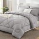 thumbnail image 1 of Juego de ropa de cama CozyLux Queen 7 piezas Gris Francés, 1 of 9
