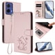 thumbnail image 2 of Funda Billetera con Relieve de Gato para Motorola MOTO G85 5G, Rosa, 2 of 6