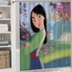 thumbnail image 5 of Mulan Princesa Disney-theme 4-Piece Shower Curtain Set with Rugs, Waterproof Bathroom Decor Set Includes Bath Mat, U-Shaped Rug, Toilet Lid Cover and Curtain with Hooks, 5 of 6