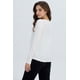 thumbnail image 3 of Polera Mujer Botón Rib Lisa Crudo, 3 of 4