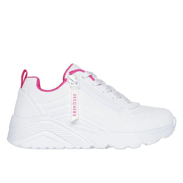 Zapatillas Niñas Skechers UNO Lite Easy Zip Blanco