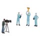 thumbnail image 1 of 1:64 Race Medal Race Car Driver Figuras Escenario Set Para Tomy Siku Azul, 1 of 5