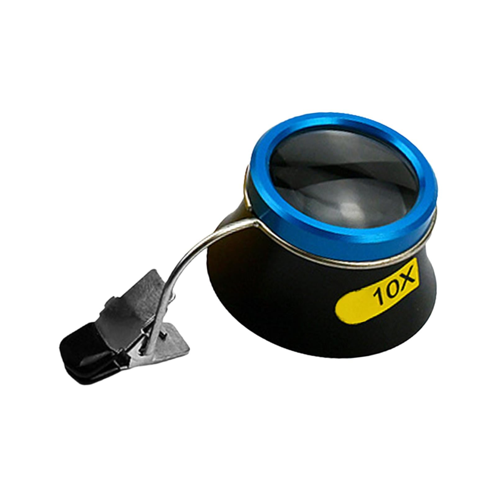 Magideal - Lupa Para Gafas, Herramienta De Reparación De Relojes De Joyería Para Relojero, Lupas De Reparación De Relojes, Lentes De Aumento Para Sellos Y Gemas 10x